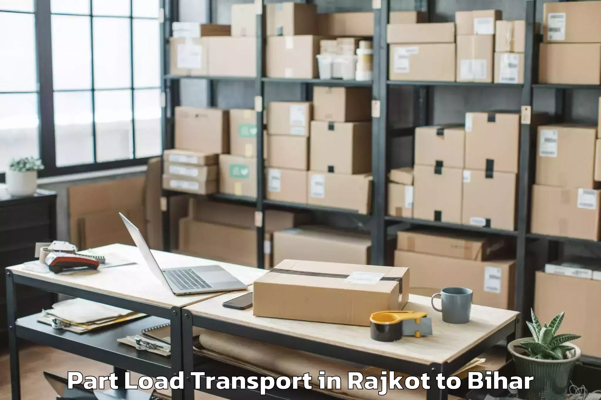 Easy Rajkot to Samastipur Part Load Transport Booking